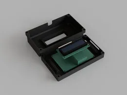 ESP32 PLC Shield Case with LCD screen