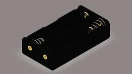 BATTERY HOLDER x2 18650 (Porta pilas para 2x 18650)