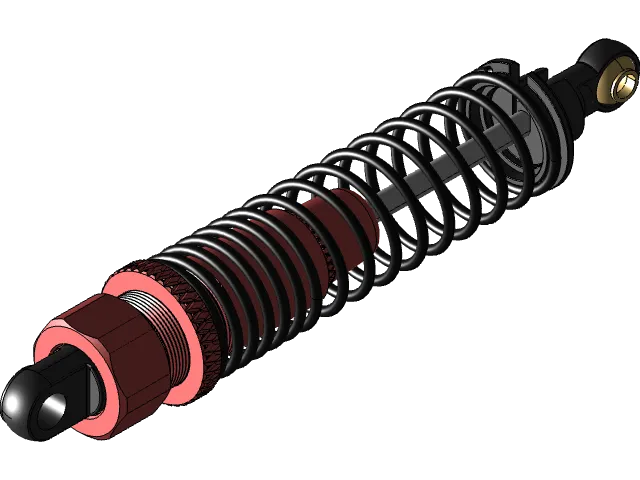 RC Shock Absorber Adjustable (Aluminum + Oil-Filled) — Фото 3 из 7