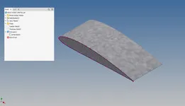 Inventor NACA 4-digit airfoil calculator