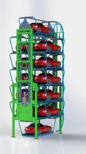 Rotary Parking System 12 cars 3D model