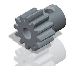 Pinion Gear Z12 M0.8 Shaft 3.2mm