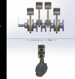 4 Cylinder Internal Combustion Engine