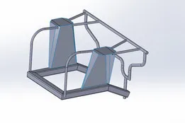 Conceptual Front-End Chassis Design with Firewall for Pipe, Tube, and Sheet Metal Structures