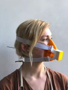 3D Printed COVID19 HEPA Filter Mask V5