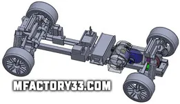 3d printable RC chassis scale 1:10