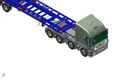 SEMI-TRAILER & Container 20' & TRUCK