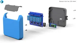 ESP32 project Home automation system Google + Alexa + Bluetooth and IR | Enclosure design.