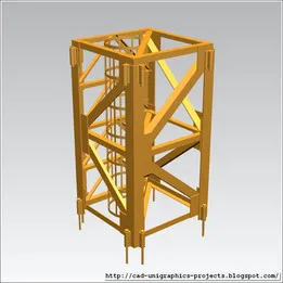 TOWER CRANE -Crane body segment-
