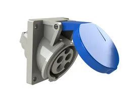 16A 240V 3 Pole Bulkhead Socket
