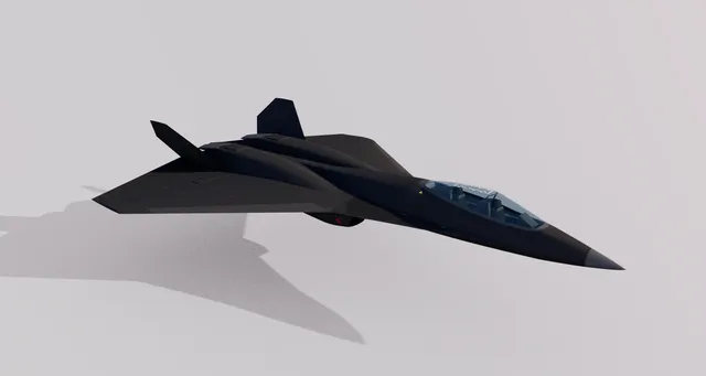 concept stealth jet — Image 12 of 14