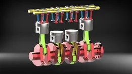 ENGINE - SIMULATION - Autodesk Inventor 2017