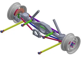 Lada fully floating rear axle