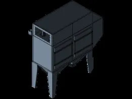 Filter-ventilation installation.