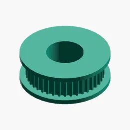 Parametric GT2 Idler Pulley Generator (STEP, Customizable, CNC & 3D Printing)