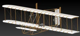 wright flyer 1903 3d model