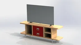 WOODEN TV STAND