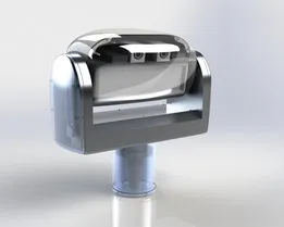 Pan and Tilt Mechanism for Radar and two Cameras