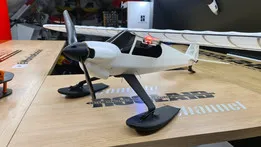 Carbon Cub "SNOWY", RC 3D printed model airplane, DIY project