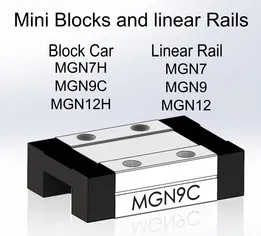 MGN Linear rails and blocks