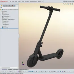 E-scooter Low-Poly Solid M365 Xiaomi Mi Pro Electric Scooter