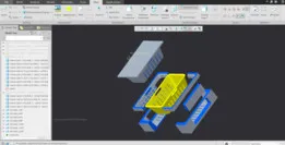 plastic basket mold in creo v5