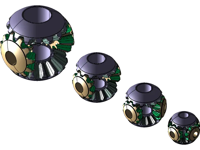 Spherical conjugated Differential Bevel Gears — Фото 3 из 10