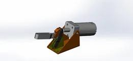 linear_to_rotary cylinder mechanism