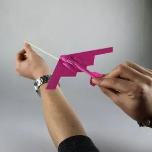 B2 Stealth Bomber Glider (Improved Flight) Powered by an Elastic Band