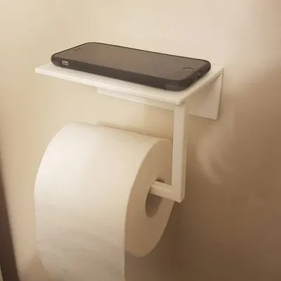 Toilet Paper Phone Holder