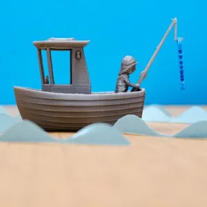 LEO the little fishing boat (visual benchy)