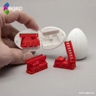 Surprise Egg #5 - Tiny Fire Truck