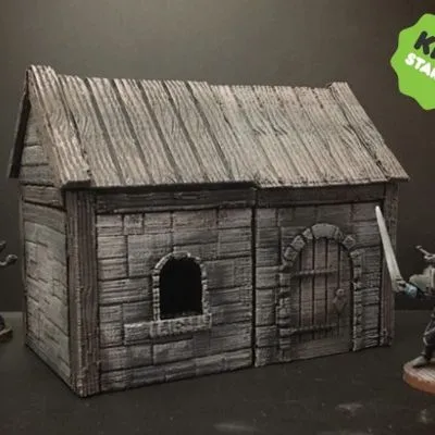 Z.O.D. Medieval House Kit (28mm/Heroic scale)