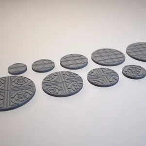 Z.O.D. Dungeon Nouveau Theme Bases (28mm/Heroic scale)