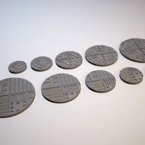 Z.O.D. Junker Chic Theme Bases (28mm/Heroic scale)