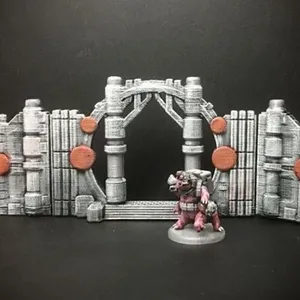 Z.O.D. Sci-Fantasy Walls (28mm/Heroic scale)