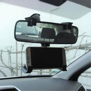 GPS rear-view mirror support