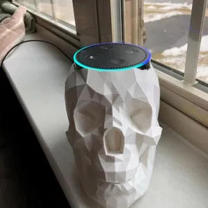 Echo Dot Skull Holder with sound escape