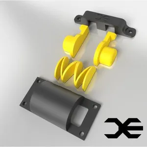Spring-loaded latching mechanism