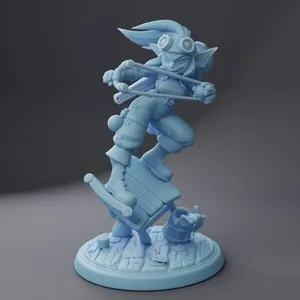 Knox the Goblin Alchemist ( Female Goblin Artificer / Goblin Alchemist / Goblin Fighter / Goblin Tinkerer / Slingshot Goblin Artillerist / Goblin Fencer )