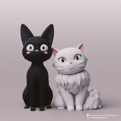 Jiji & Lily (Kiki's delivery service)