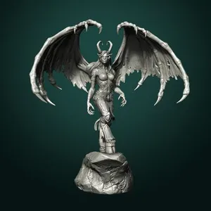 Demon Hunter pre-supported (World of Warcraft, fan art) FREE