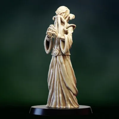 Mindflayer monster miniature
