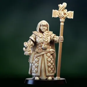 Dwarf girl mage priest