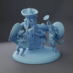 Kobold Mariachi Band - Little Cayenne and the Peppers ( Kobold Bard with Trumpet Guitar & Bass )