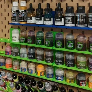 Ikea Skadis Pegboard Wargaming Paint Bottle Holder