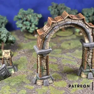 Forgotten Temple - Set of scenery - Free Arch
