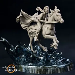 Elven Lady Aranwen - Mounted - Presupported