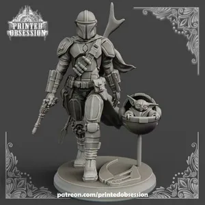 The Mandalorian - Star Wars Fanart - 30cm