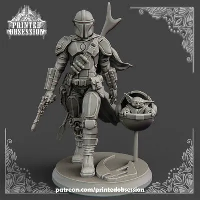 The Mandalorian - Star Wars Fanart - 30cm